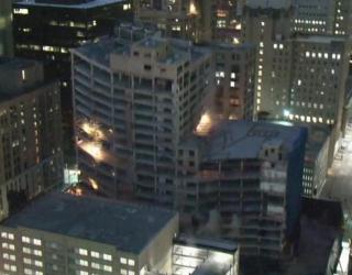 Historic Houston Club building imploded Historic Houston Club building imploded