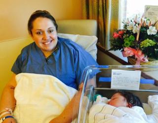 Woman gives birth an hour after being told she was pregnant 