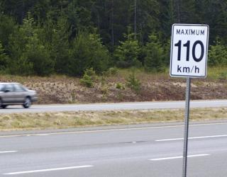 Speed limit on Trans-Canada Highway increased to 110 km/h