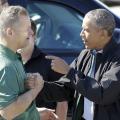 Obama meets friends, including a Pizza Man, before leaving Treasure Coast