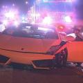 Abandoned Lamborghini found on Dallas North Tollway